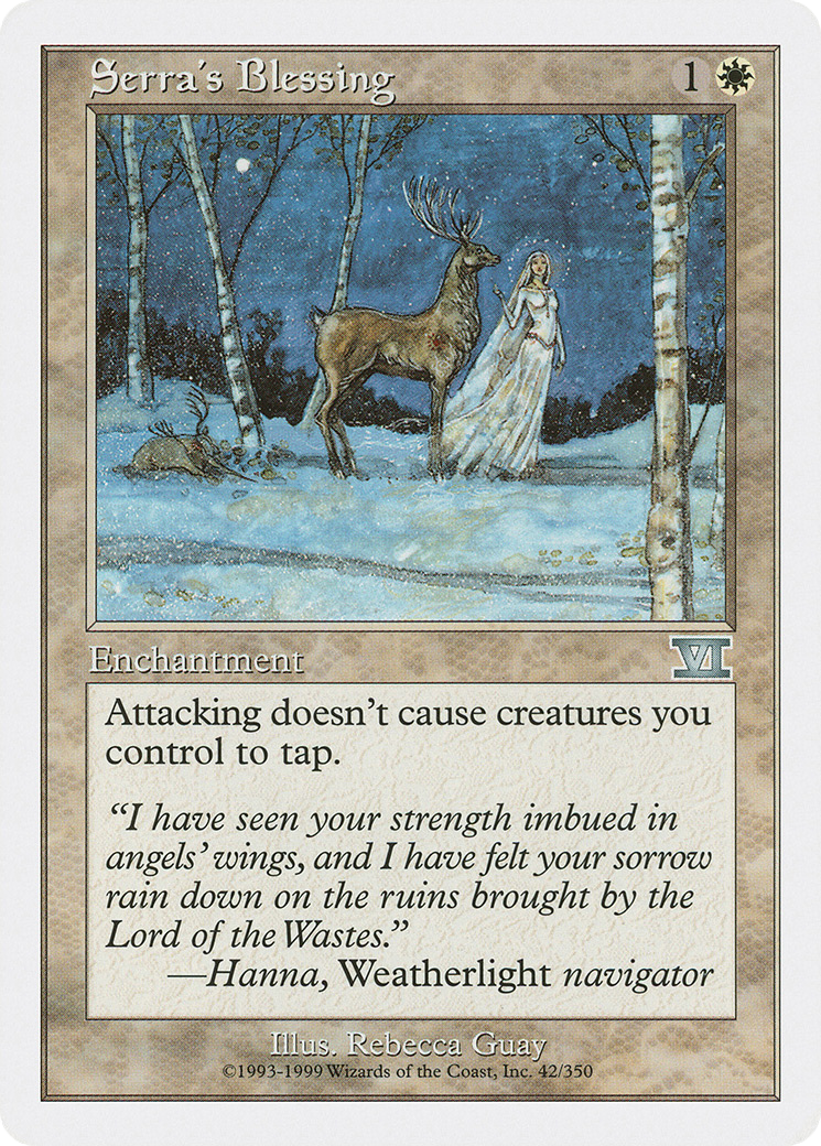 Serra's Blessing [Classic Sixth Edition]-1