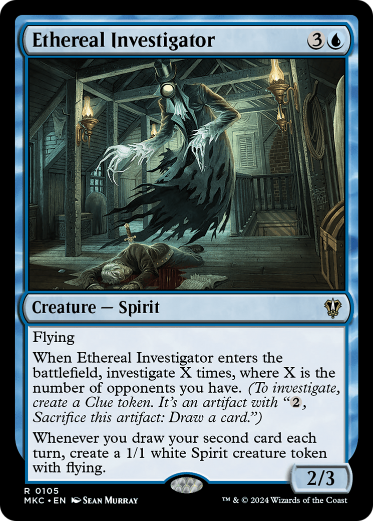 Ethereal Investigator [Murders at Karlov Manor Commander]-1