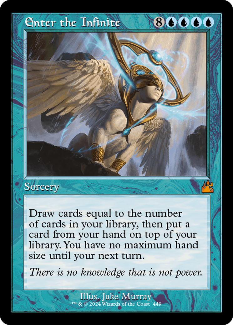 Enter the Infinite (Retro Frame) [Ravnica Remastered]-1