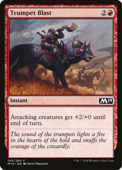 Trumpet Blast (M19-165) - Core Set 2019 Foil-1