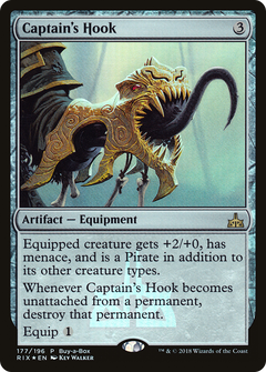 Captain's Hook (Buy-A-Box) [Rivals of Ixalan Promos]-1