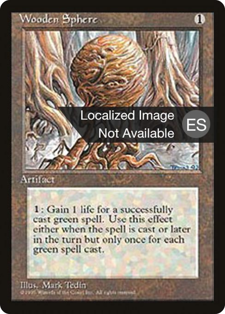 Wooden Sphere (4BB-) - Fourth Edition Foreign Black Border-1