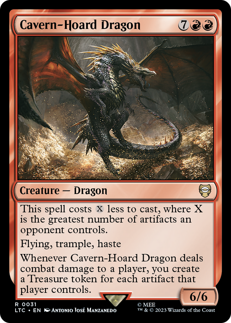 Cavern-Hoard Dragon [The Lord of the Rings: Tales of Middle-Earth Commander]-1