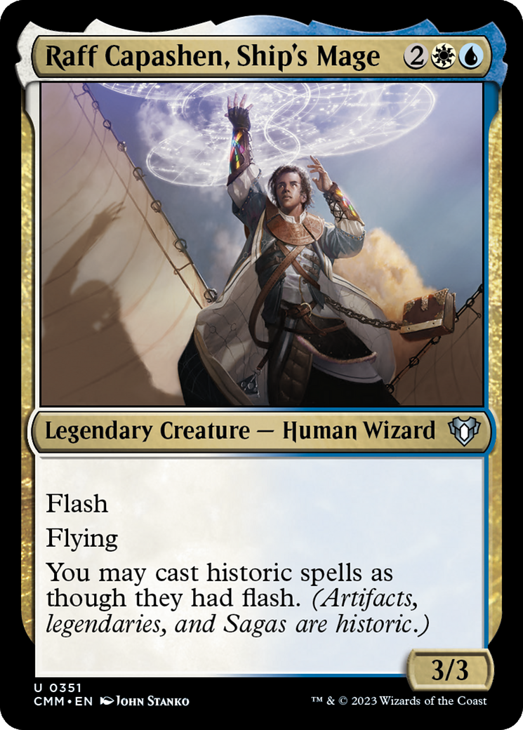 Raff Capashen, Ship's Mage [Commander Masters]-1