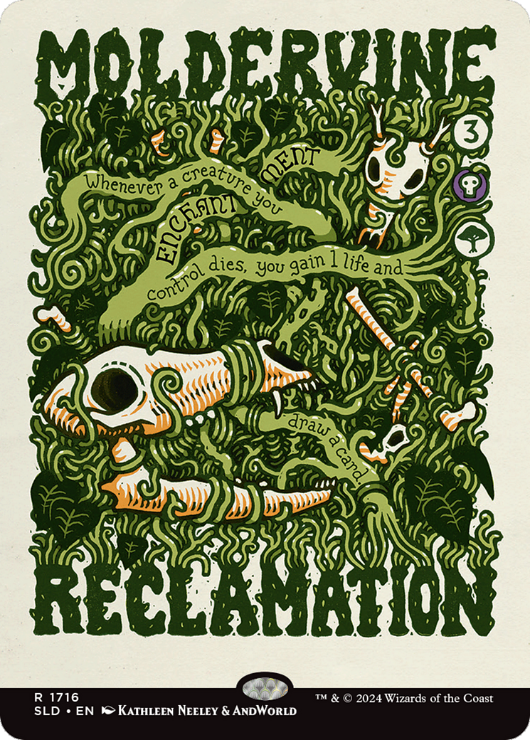 Moldervine Reclamation (SLD-1716) - Secret Lair Drop (Borderless) Foil-1