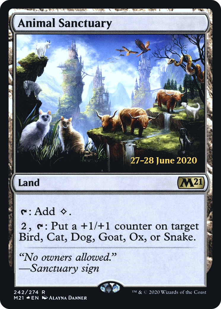 Animal Sanctuary [Core Set 2021 Prerelease Promos]-1