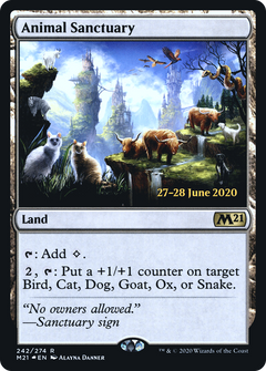 Animal Sanctuary [Core Set 2021 Prerelease Promos]-1