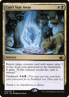 Can't Stay Away (Promo Pack) [Innistrad: Midnight Hunt Promos]-1