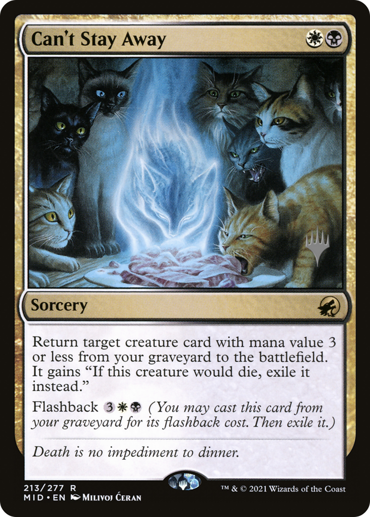 Can't Stay Away (Promo Pack) [Innistrad: Midnight Hunt Promos]-1