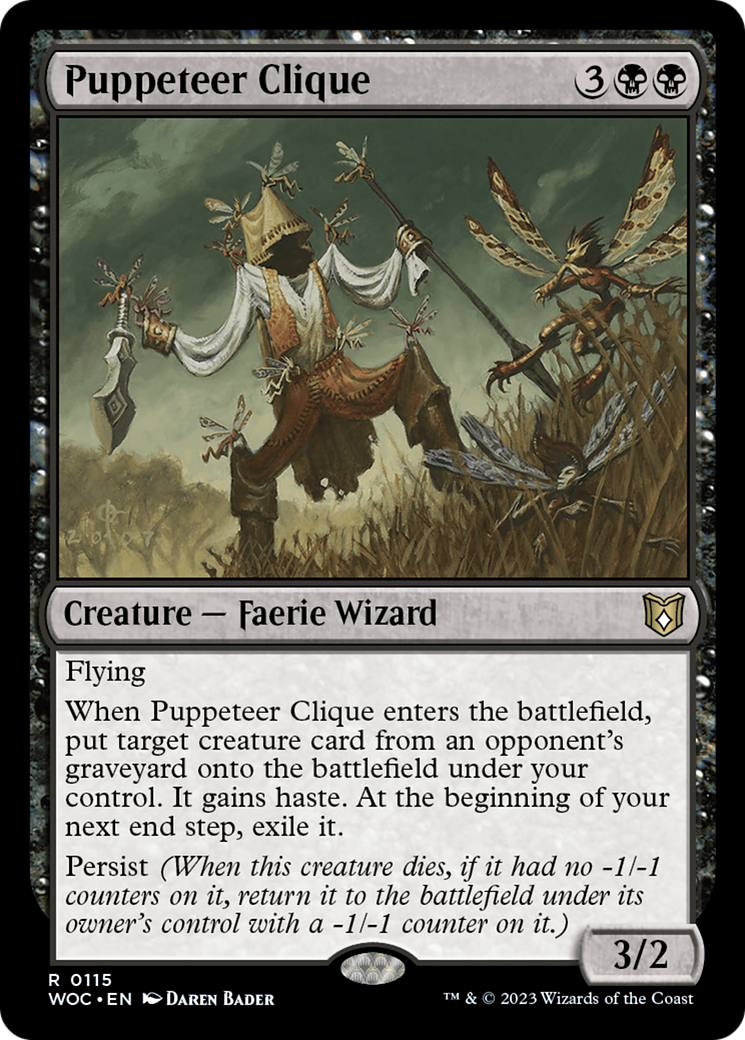 Puppeteer Clique [Wilds of Eldraine Commander]-1