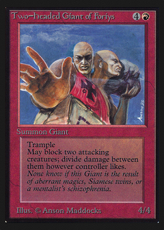 Two-Headed Giant of Foriys (IE) (IED-) - Intl. Collectors' Edition-1