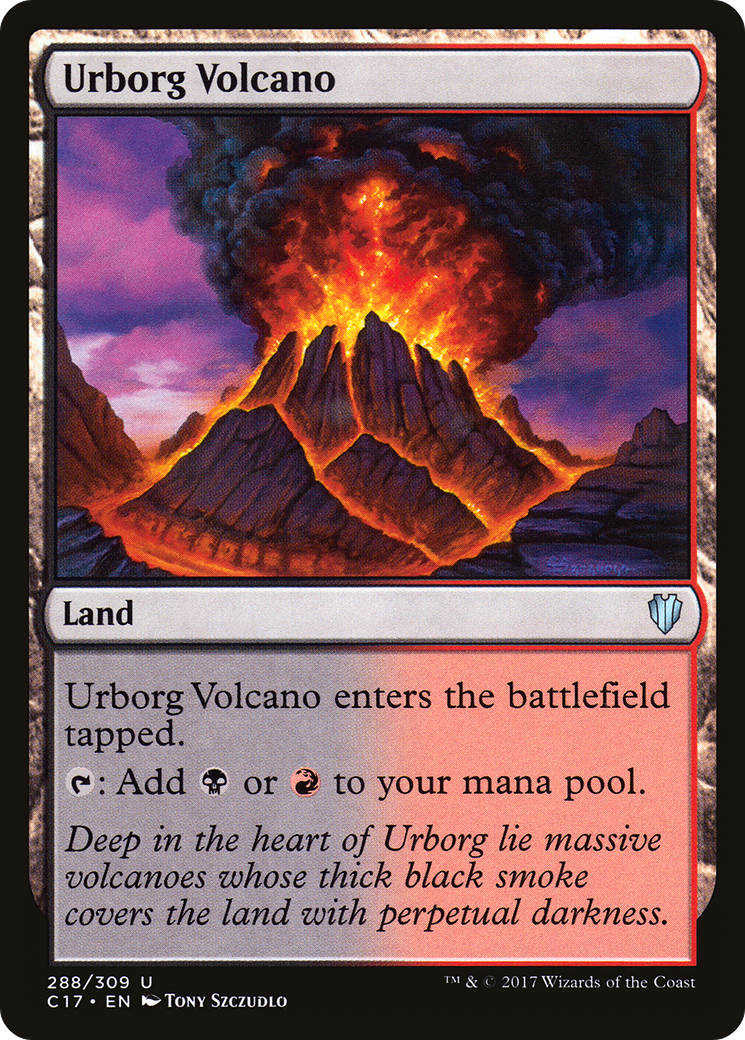 Urborg Volcano (C17-288) - Commander 2017-1