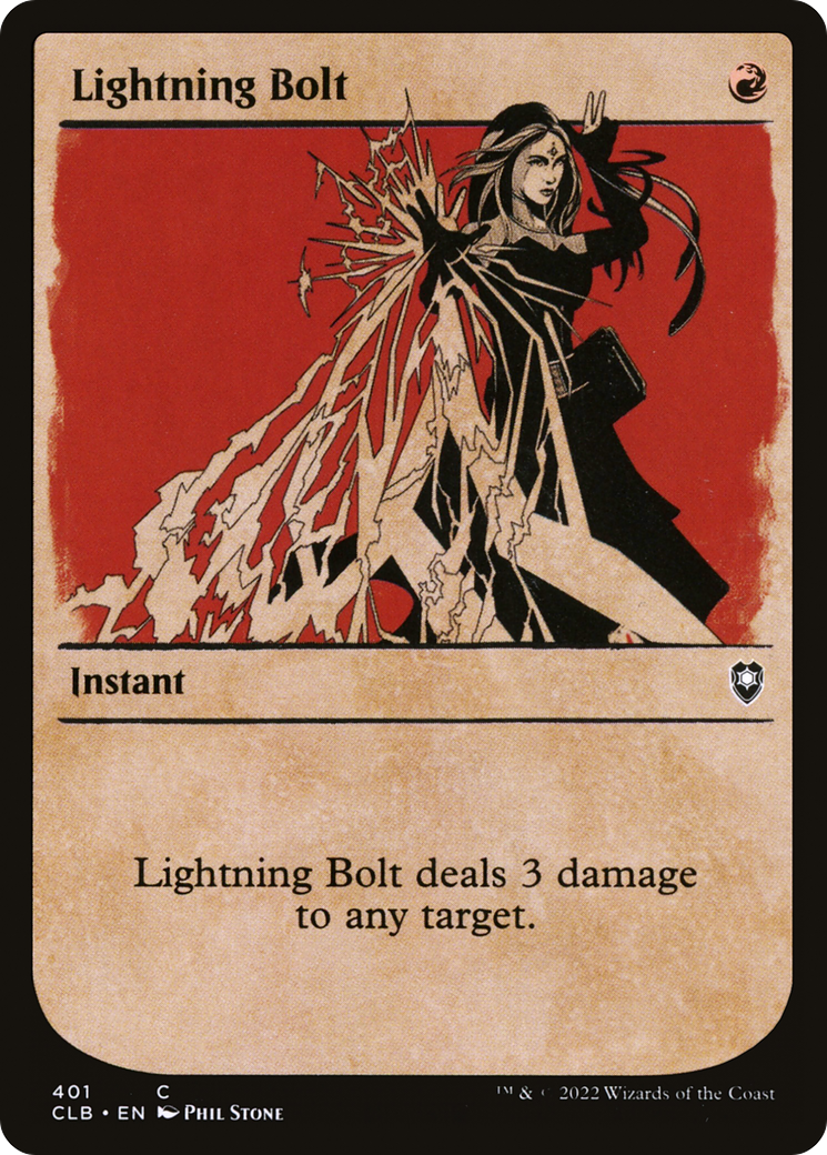 Lightning Bolt (Showcase) [Commander Legends: Battle for Baldur's Gate]-1