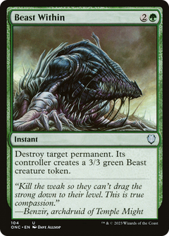 Beast Within [Phyrexia: All Will Be One Commander]-1