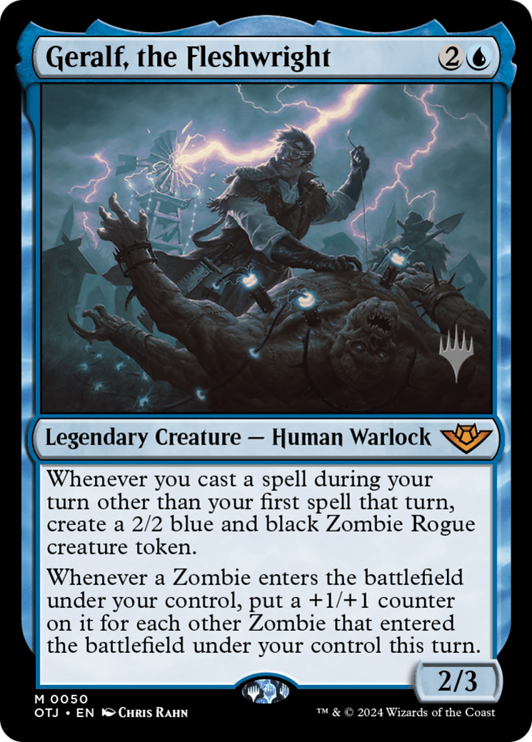 Geralf, the Fleshwright (Promo Pack) [Outlaws of Thunder Junction Promos]-1