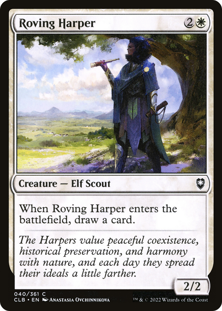 Roving Harper [Commander Legends: Battle for Baldur's Gate]-1