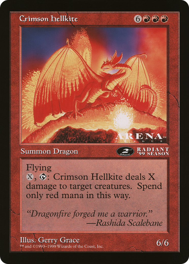 Crimson Hellkite (OLEP-080) - Oversized League Prizes-1