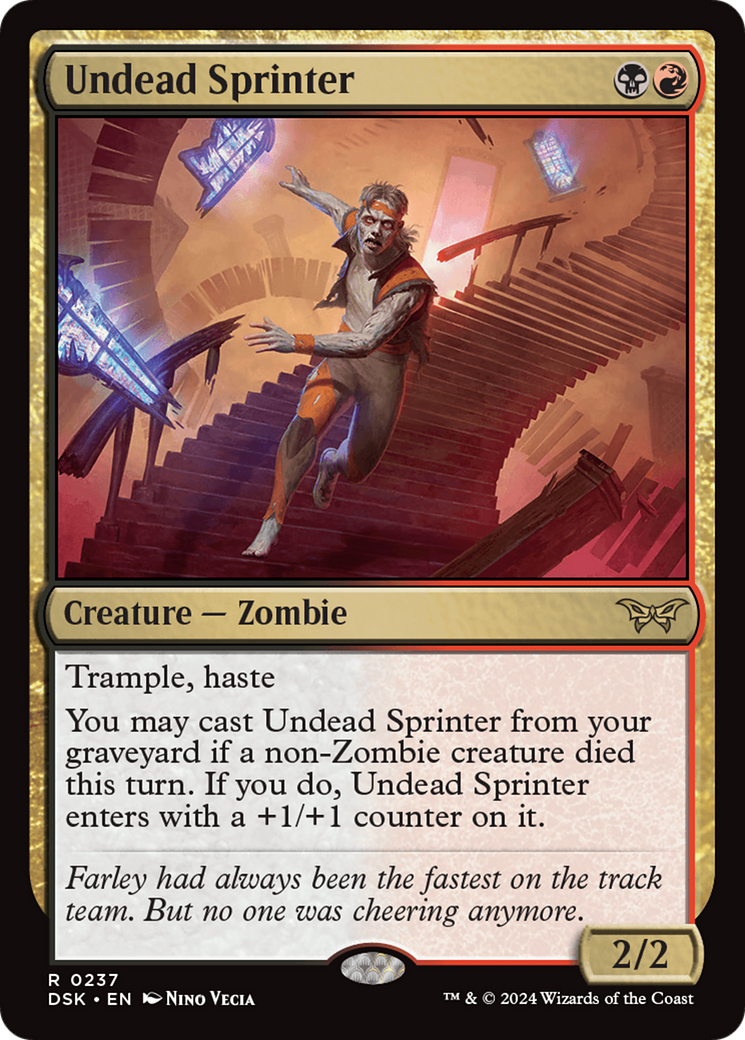 Undead Sprinter (DSK-237) - Duskmourn: House of Horror-1