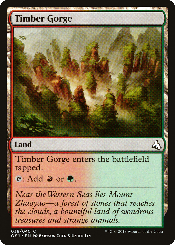 Timber Gorge (GS1-038) - Global Series Jiang Yanggu & Mu Yanling-1