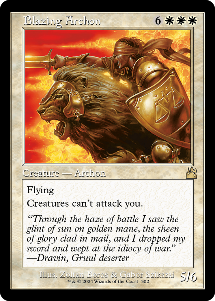 Blazing Archon (Retro Frame) [Ravnica Remastered]-1