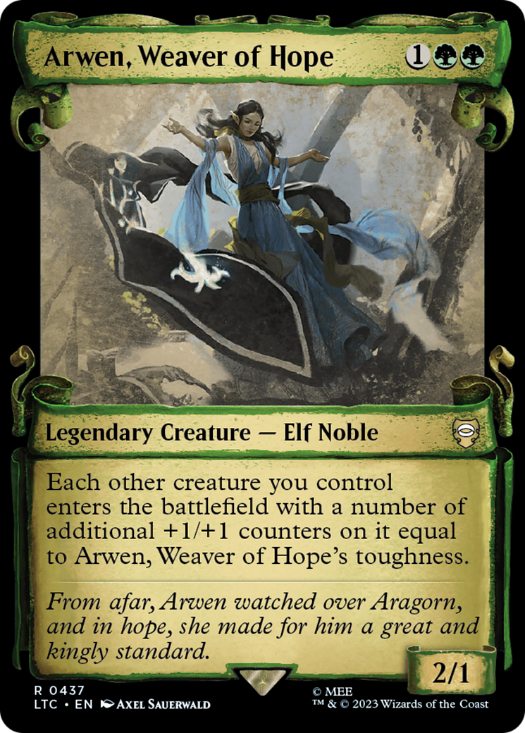 Arwen, Weaver of Hope [The Lord of the Rings: Tales of Middle-Earth Commander Showcase Scrolls]-1