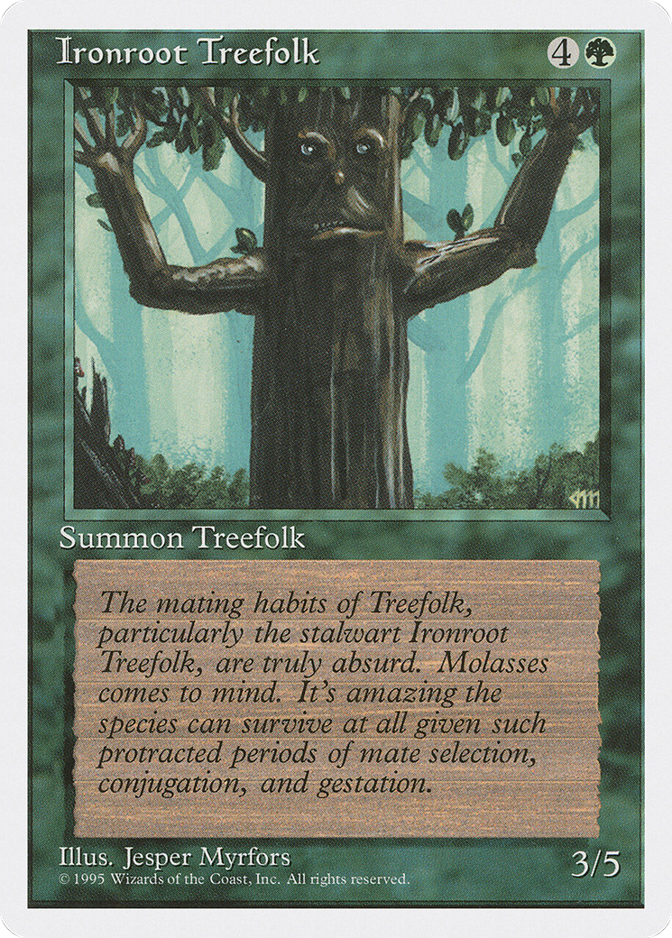 Ironroot Treefolk [Fourth Edition]-1