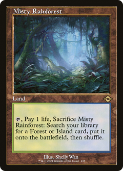 Misty Rainforest (Retro Frame) (MH2-438) - Modern Horizons 2 Etched Foil-1