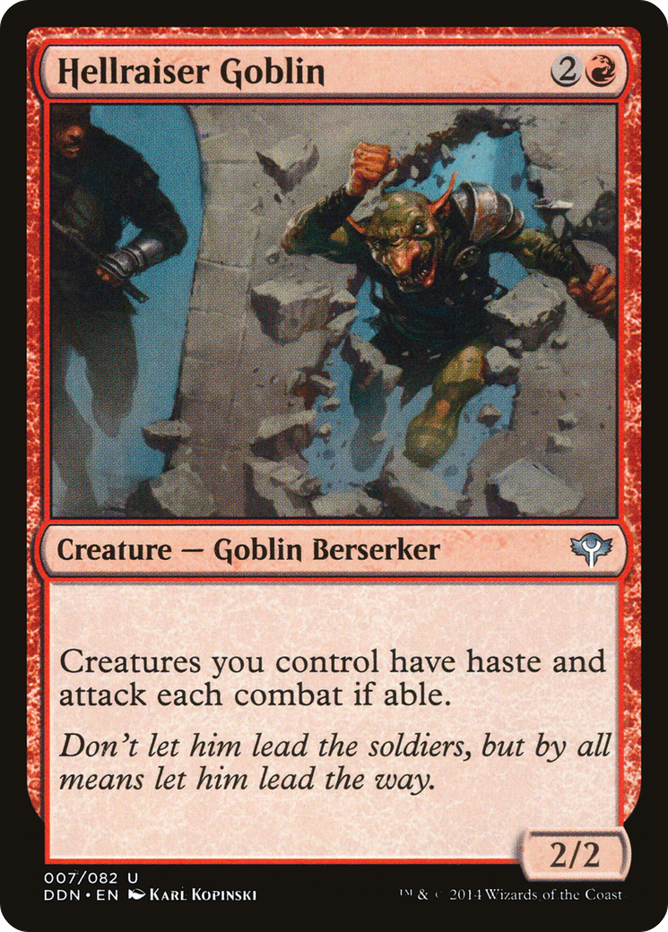 Hellraiser Goblin [Duel Decks: Speed vs. Cunning]-1