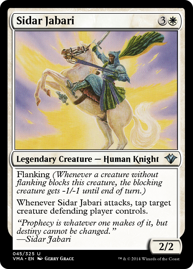 Sidar Jabari (VMA-045) - Vintage Masters-1