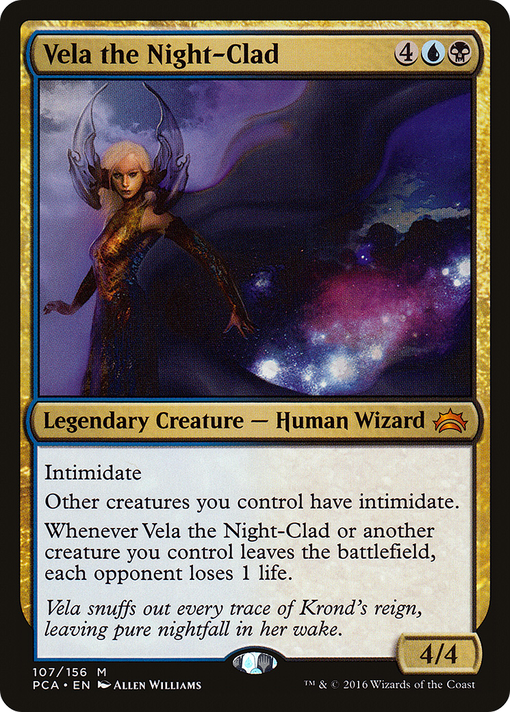 Vela the Night-Clad (PCA-107) - Planechase Anthology-1