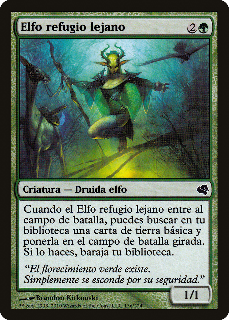 Farhaven Elf (Spanish) - "Elfo refugio lejano" (PS11-136) - Salvat 2011-1