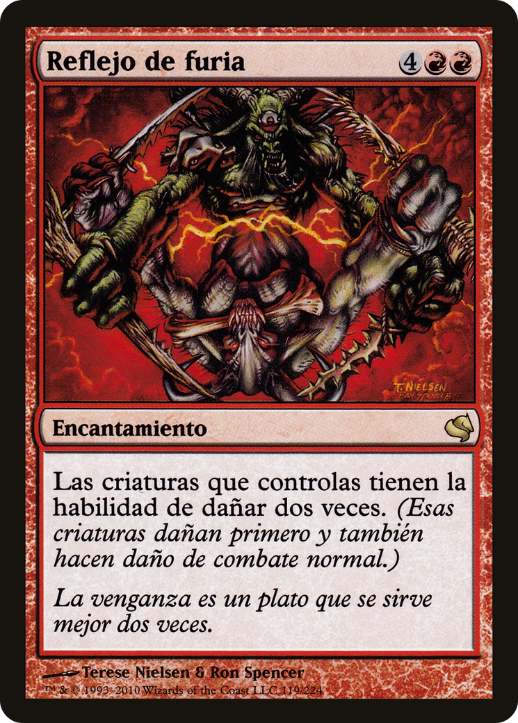 Rage Reflection (Spanish) - "Reflejo de furia" (PS11-119) - Salvat 2011-1