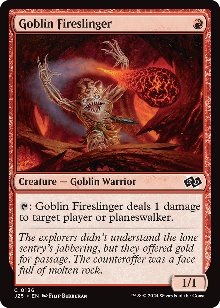 Goblin Fireslinger [Foundations Jumpstart]-1