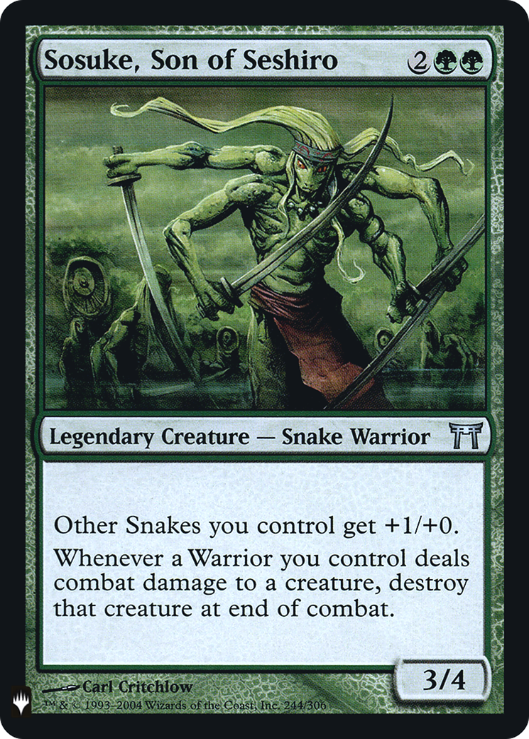 Sosuke, Son of Seshiro [Mystery Booster]-1