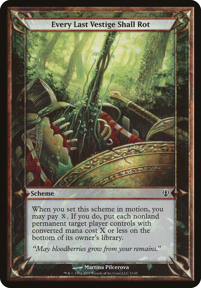 Every Last Vestige Shall Rot (Schemes) [Archenemy Schemes]-1
