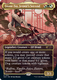 Jinnie Fay, Jetmir's Second (Display Commander) // Jinnie Fay, Jetmir's Second [Secret Lair Commander Deck: Raining Cats and Dogs]-1