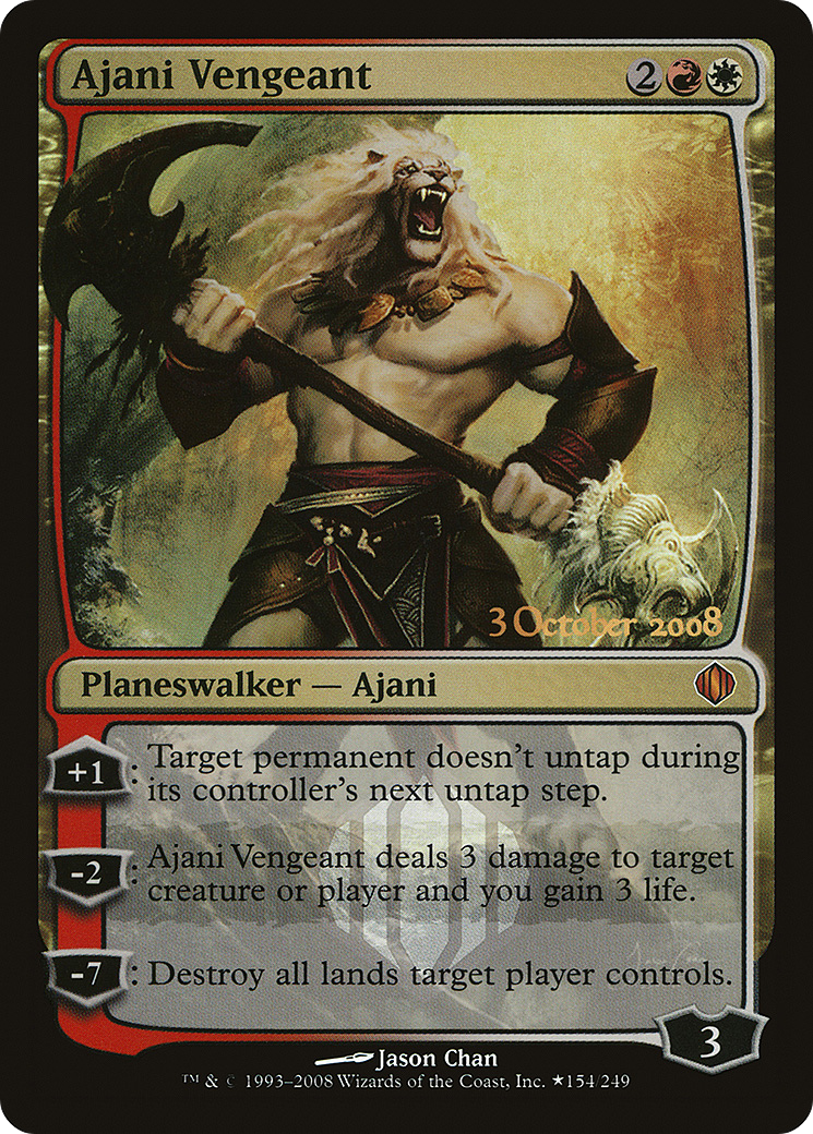 Ajani Vengeant [Shards of Alara Promos]-1
