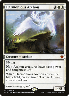 Harmonious Archon [Throne of Eldraine]-1