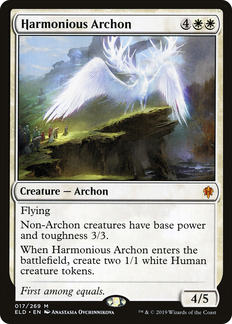Harmonious Archon [Throne of Eldraine]-1