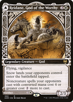 Reidane, God of the Worthy // Valkmira, Protector's Shield (Showcase) [Kaldheim]-3