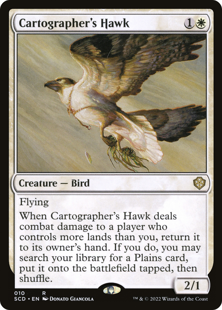 Cartographer's Hawk [Starter Commander Decks]-1
