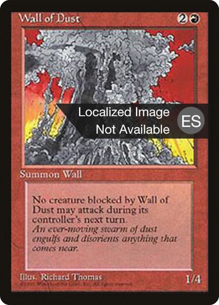 Wall of Dust (4BB-) - Fourth Edition Foreign Black Border-1