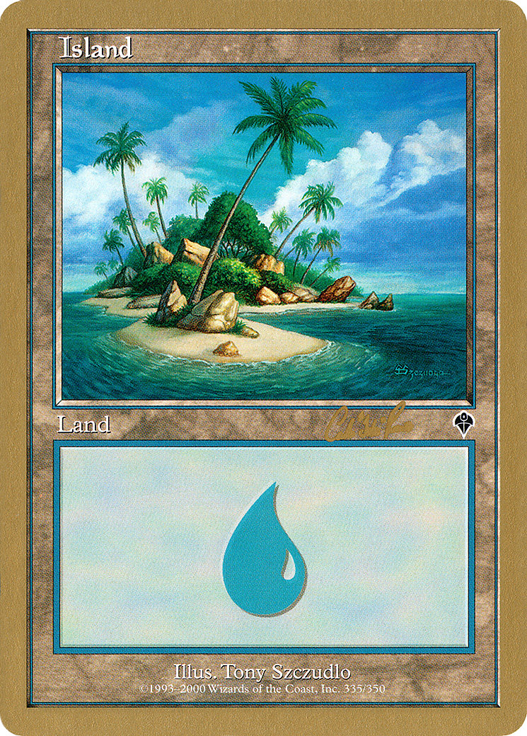 Island (335) - 2002 Carlos Romao (INV) (WCD-) - World Championship Decks 2002-1