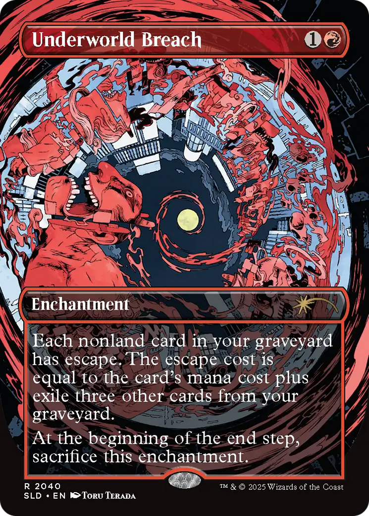 Underworld Breach (2040) (Rainbow Foil) (SLD-2040) - Secret Lair Drop (Borderless) Foil-1