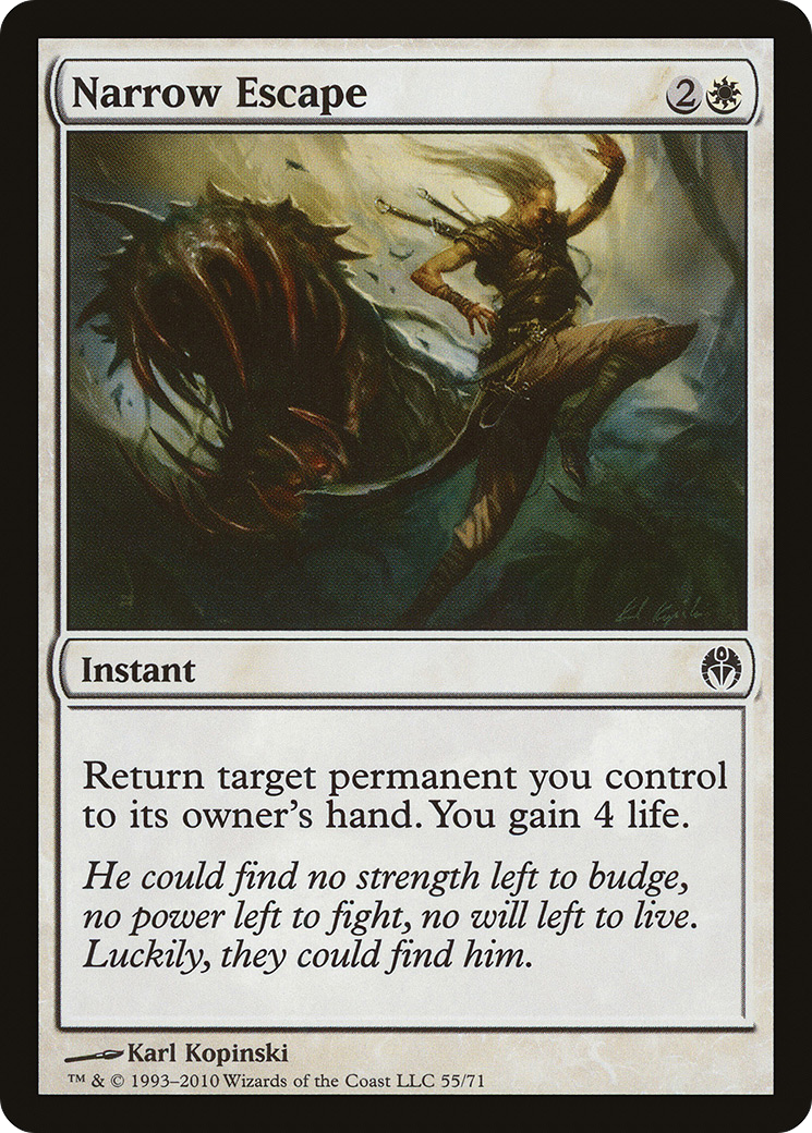 Narrow Escape [Duel Decks: Phyrexia vs. the Coalition]-1