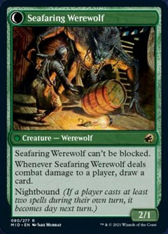 Suspicious Stowaway // Seafaring Werewolf [Innistrad: Midnight Hunt]-2