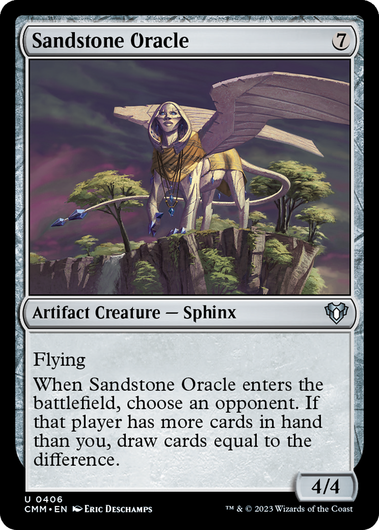 Sandstone Oracle [Commander Masters]-1