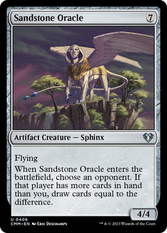 Sandstone Oracle [Commander Masters]-1