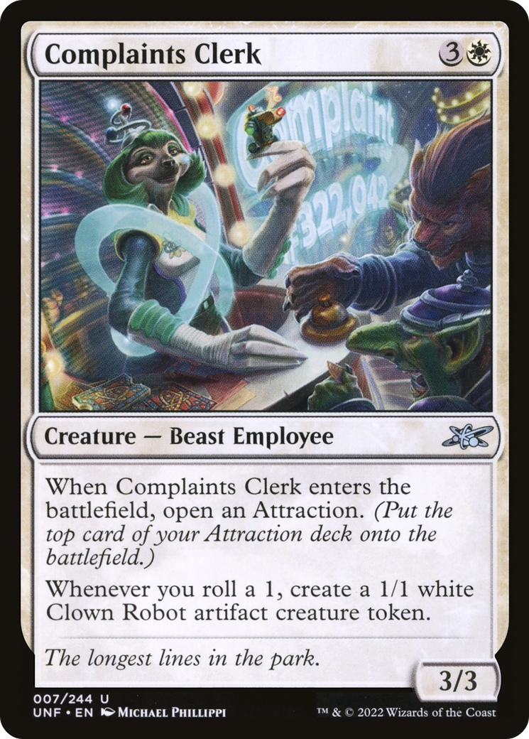 Complaints Clerk [Unfinity]-1