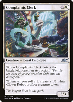 Complaints Clerk [Unfinity]-1
